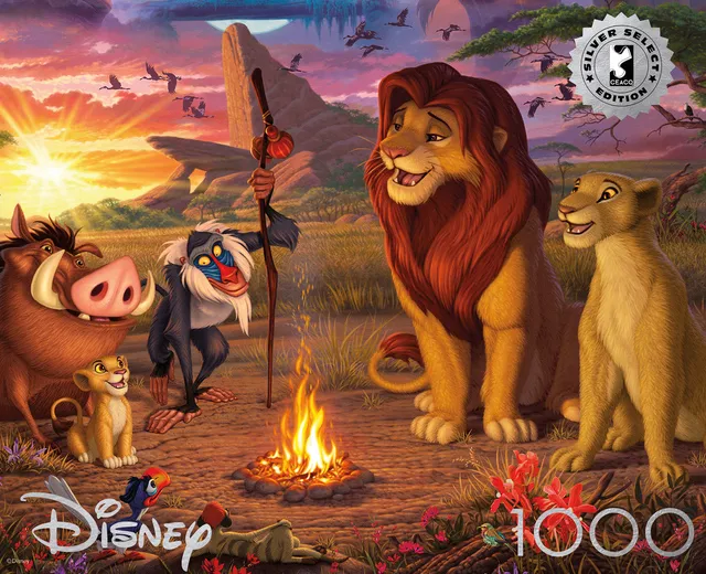 buffalo-games-lion-king-1000-teile-puzzle-disney-vignette image 1