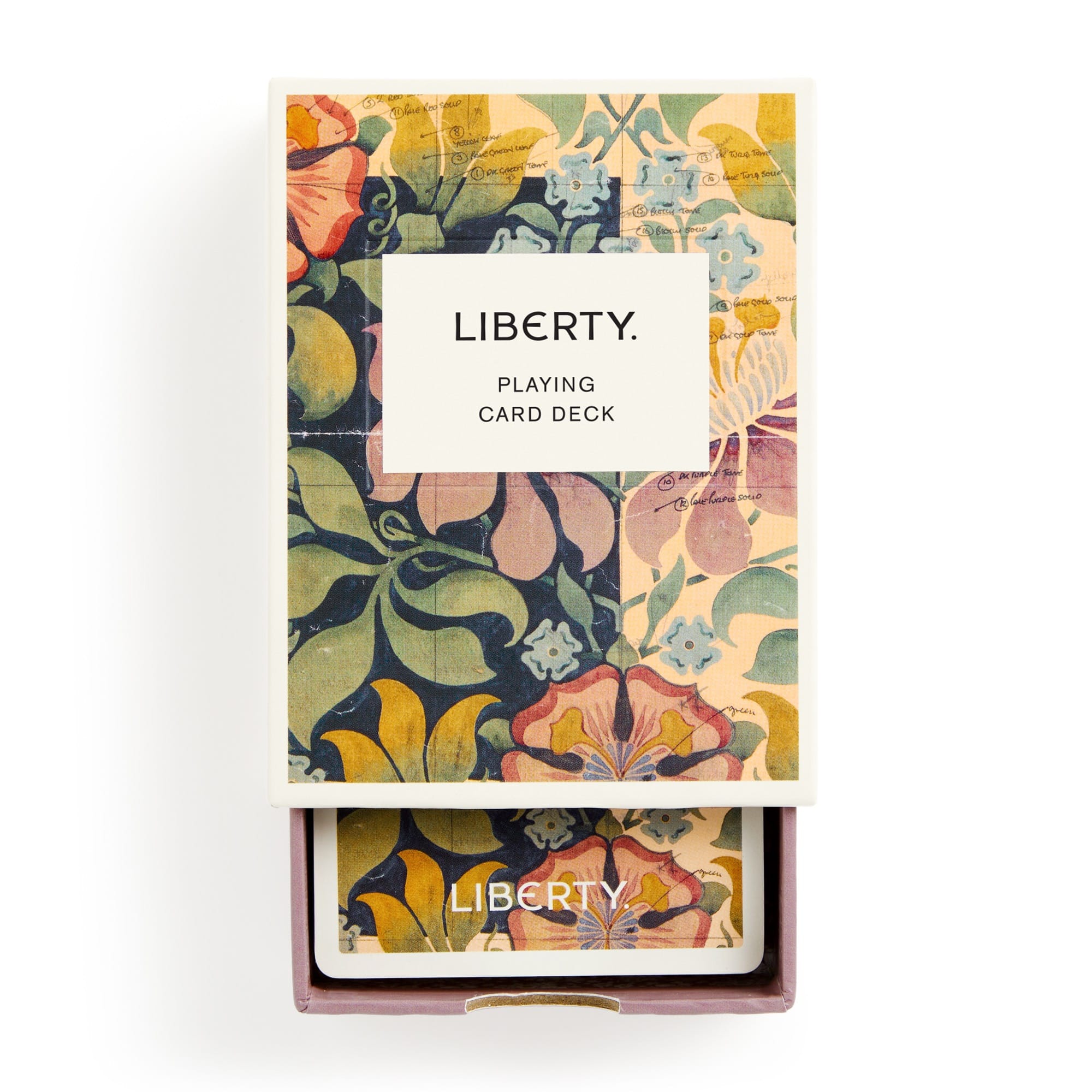 galison-liberty-archive-spielkarten-deck-blumen image 3