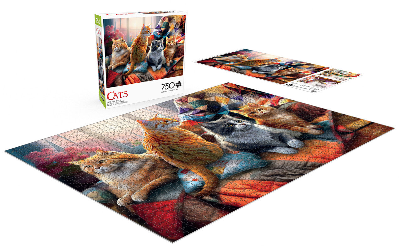 buffalo-games-cats-and-quilts-750-teile-puzzle-katzen image 3