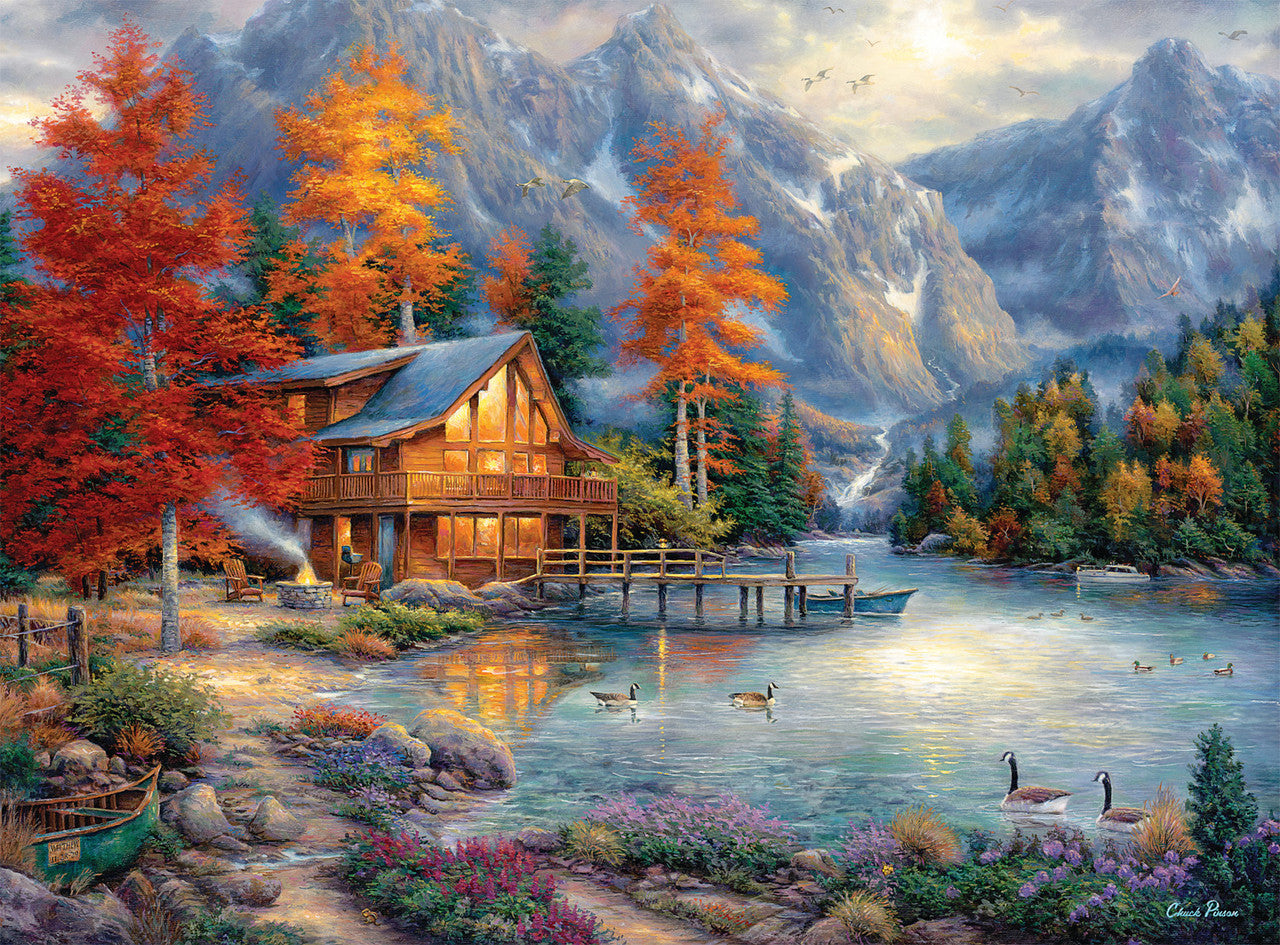 buffalo-games-jigsaw-puzzles-space-for-reflection-puzzle-1000-teile-herbst image 1