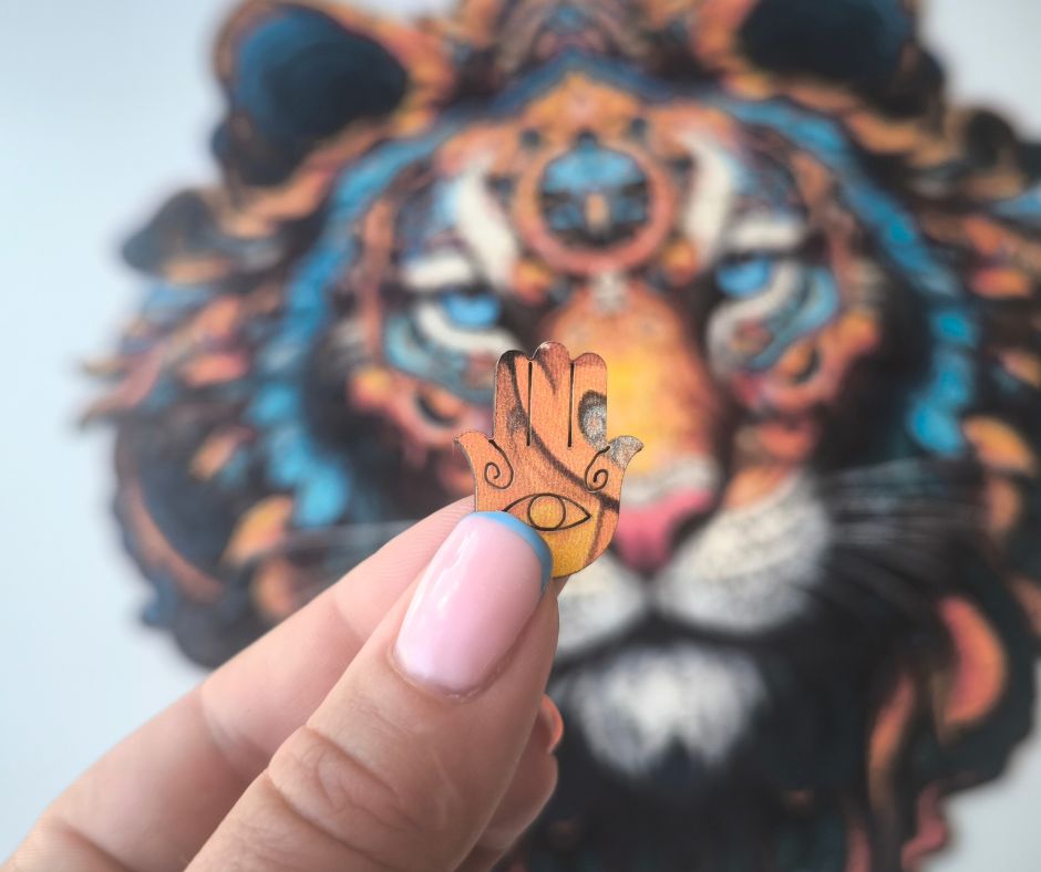 milliwood-peace-and-harmony-tiger-courage-holzpuzzle-400-teile-erwachsene image 3