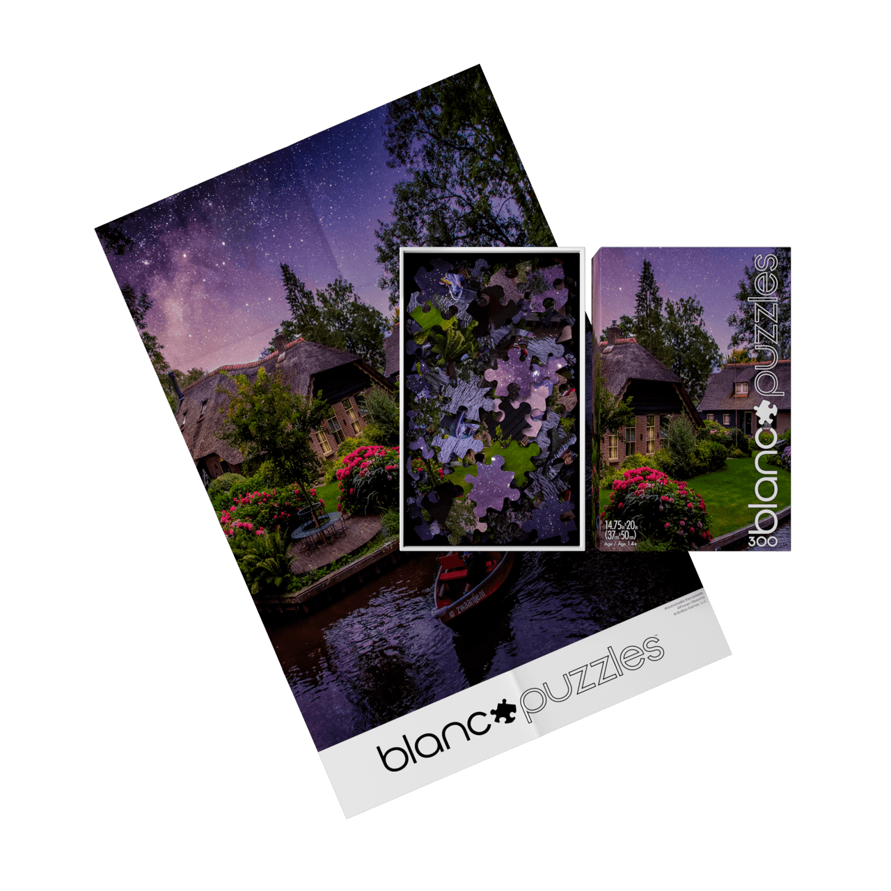 blanc-serie-g-venice-netherlands-300-teile-puzzle-reise image 3