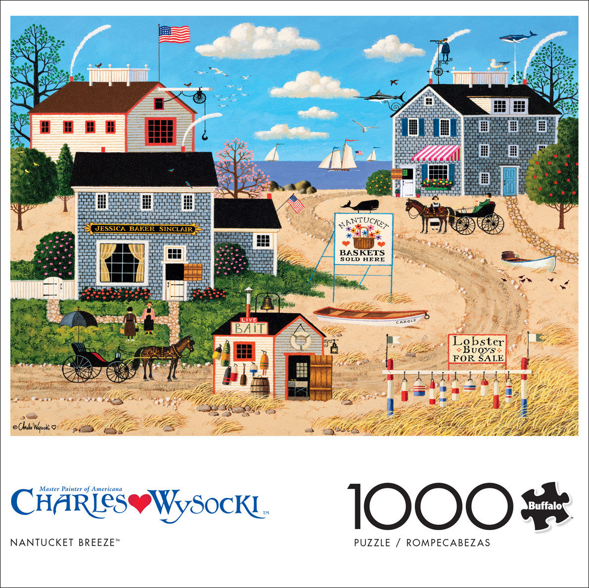buffalo-games-charles-wysocki-nantucket-breeze-1000-teile-puzzle image 2