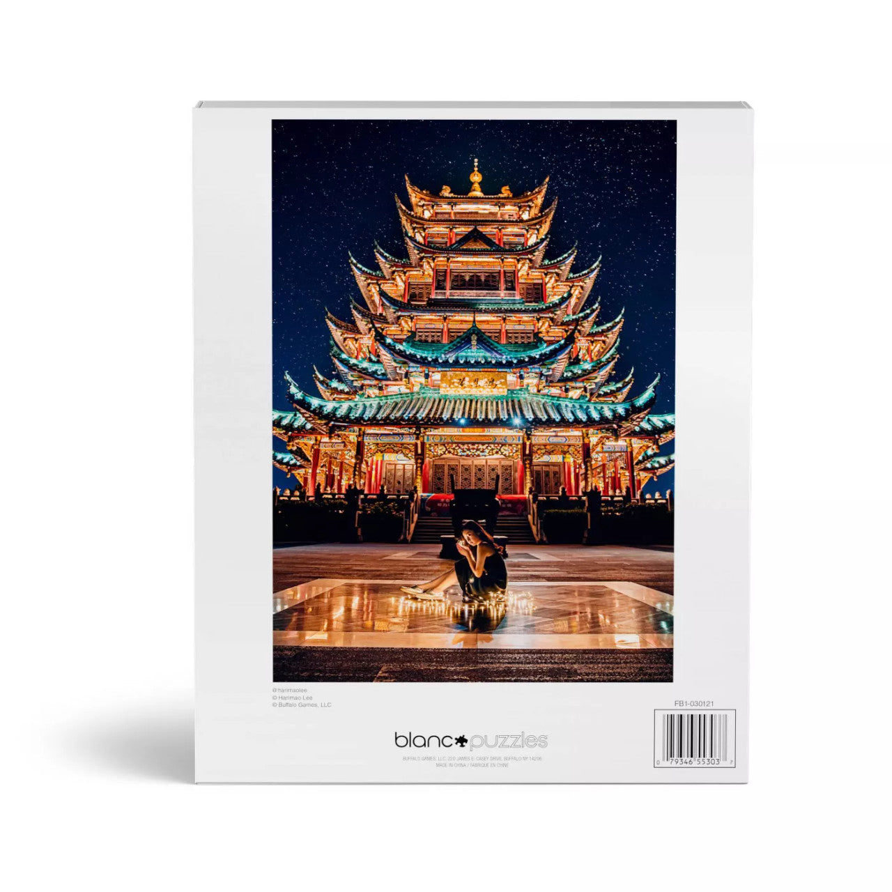 blanc-chongqing-temple-puzzle-500-teile-bei-nacht image 5