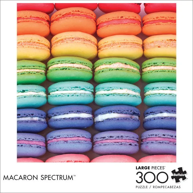 buffalo-games-macaron-spectrum-puzzle-300-xxl-teile-bunt image 1