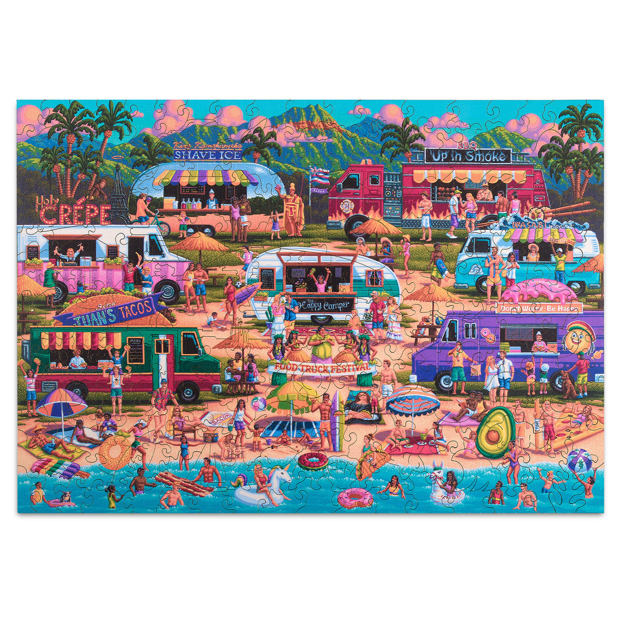 buffalo-games-hawaiian-food-truck-festival-250-teile-holzpuzzle image 6