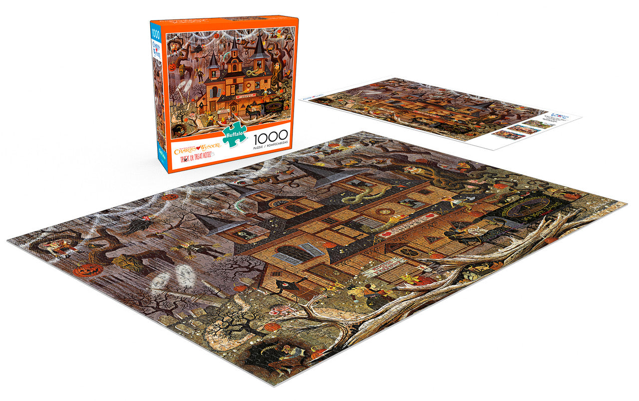 buffalo-games-wysocki-trick-or-treat-hotel-1000-teile-puzzle image 4