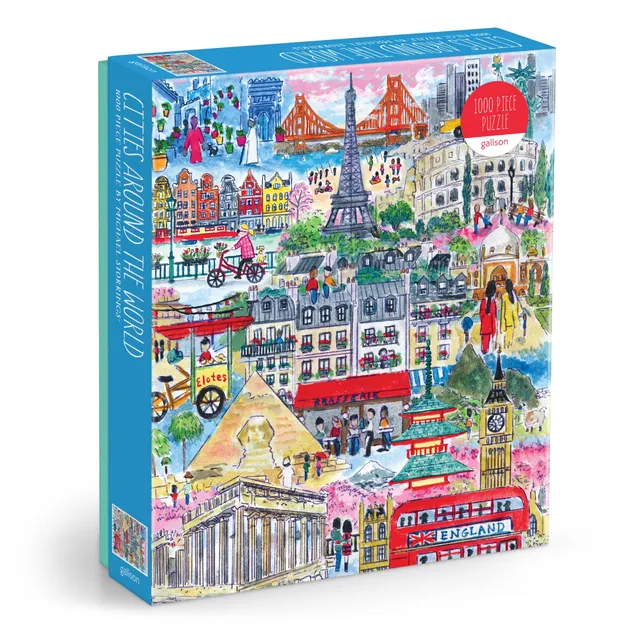 galison-storrings-cities-around-the-world-1000-teile-puzzle image 1