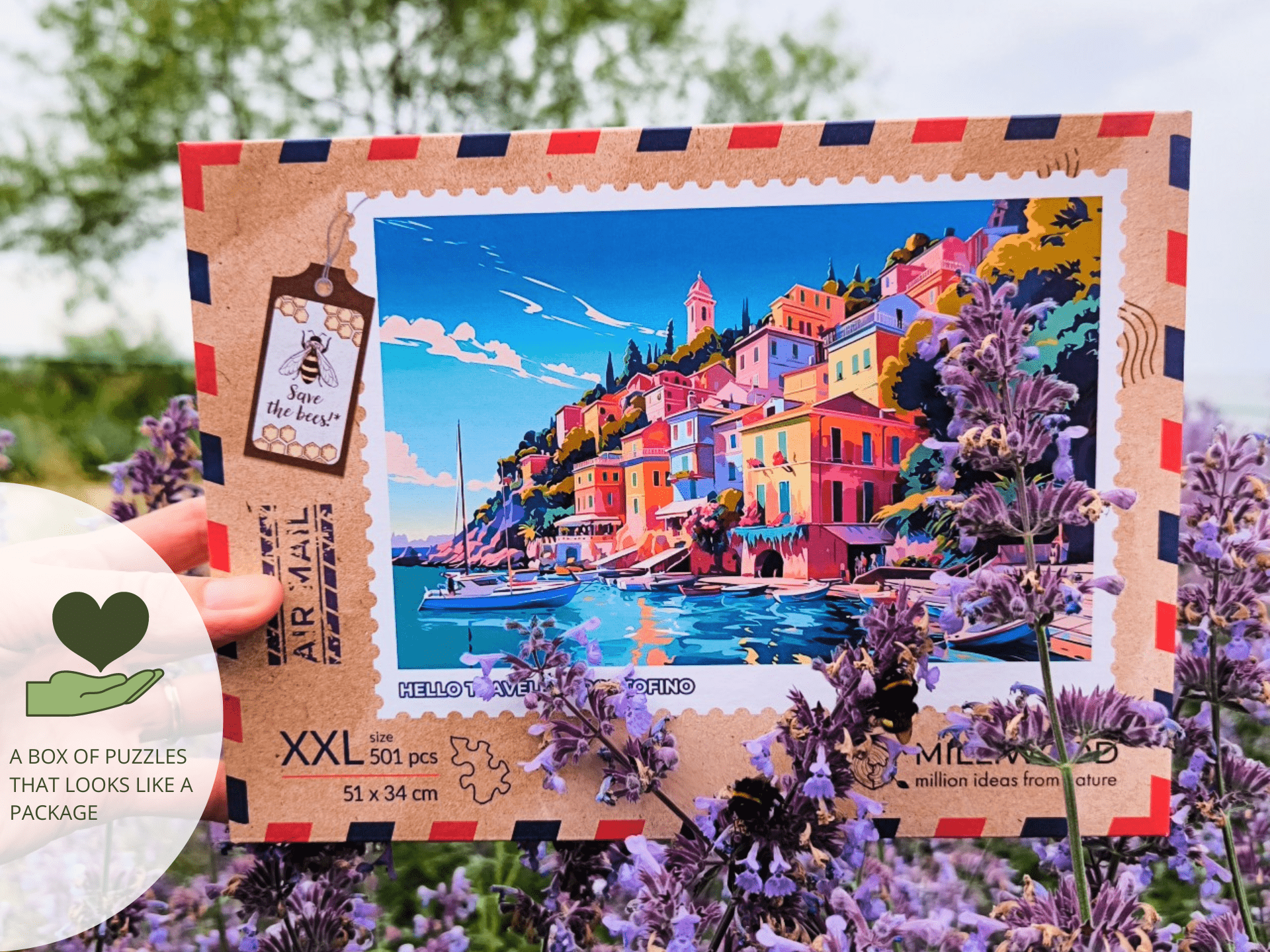 milliwood-hello-traveler-portofino-holzpuzzle-500-teile image 5