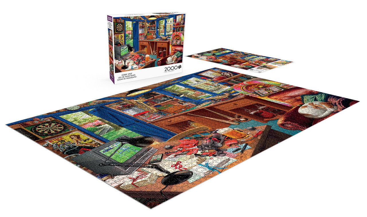 buffalo-games-hobby-spot-2000-teile-puzzle-schuppen-motiv image 4