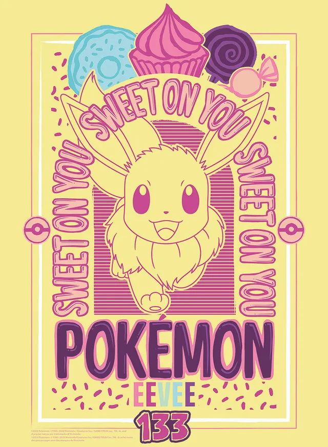 pok-mon-sweet-on-you-puzzle-100-teile-evoli image 1