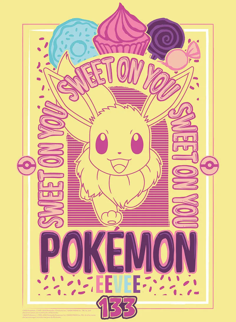 pok-mon-sweet-on-you-puzzle-100-teile-evoli image 1
