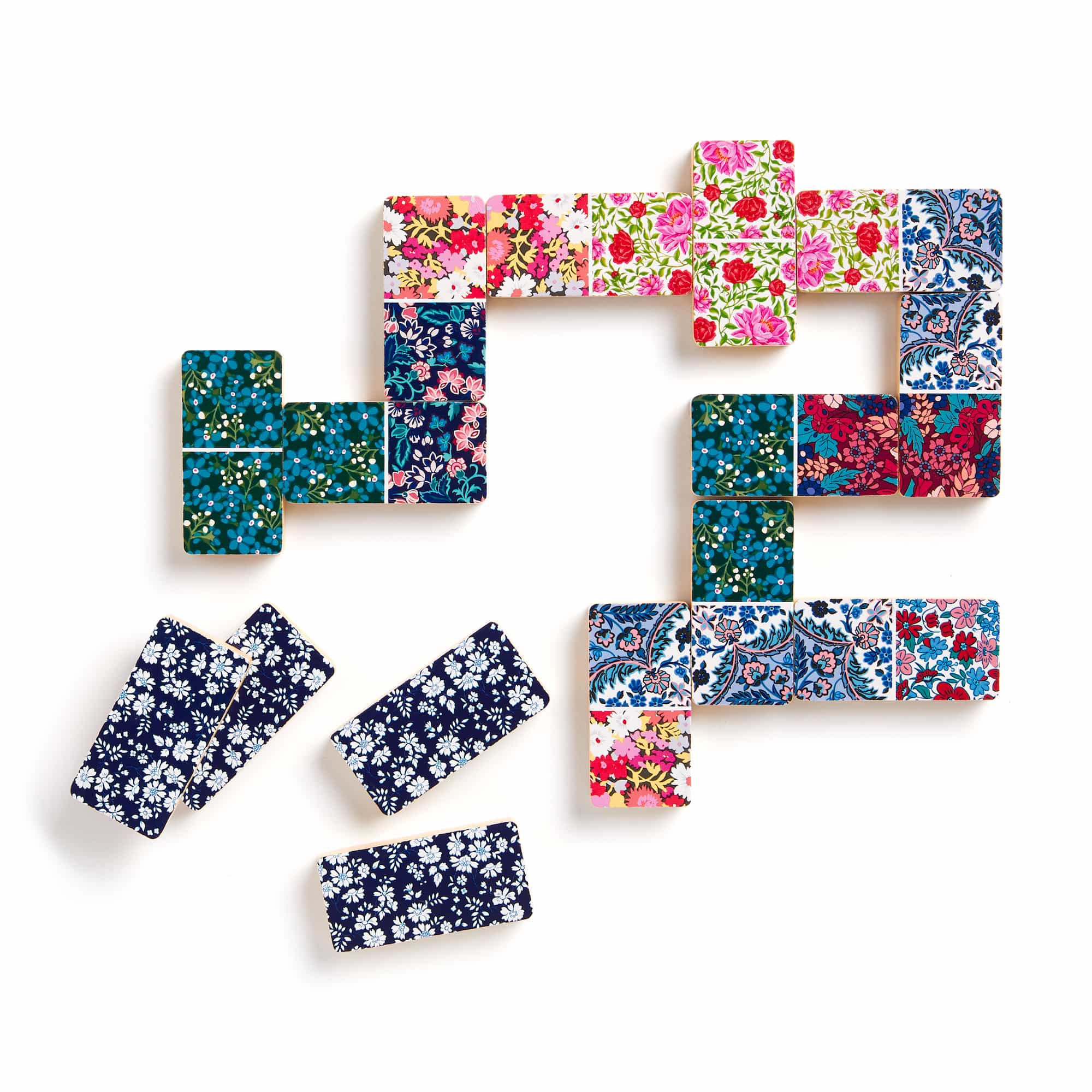 galison-liberty-floral-domino-spiel-holz-28-teile image 3