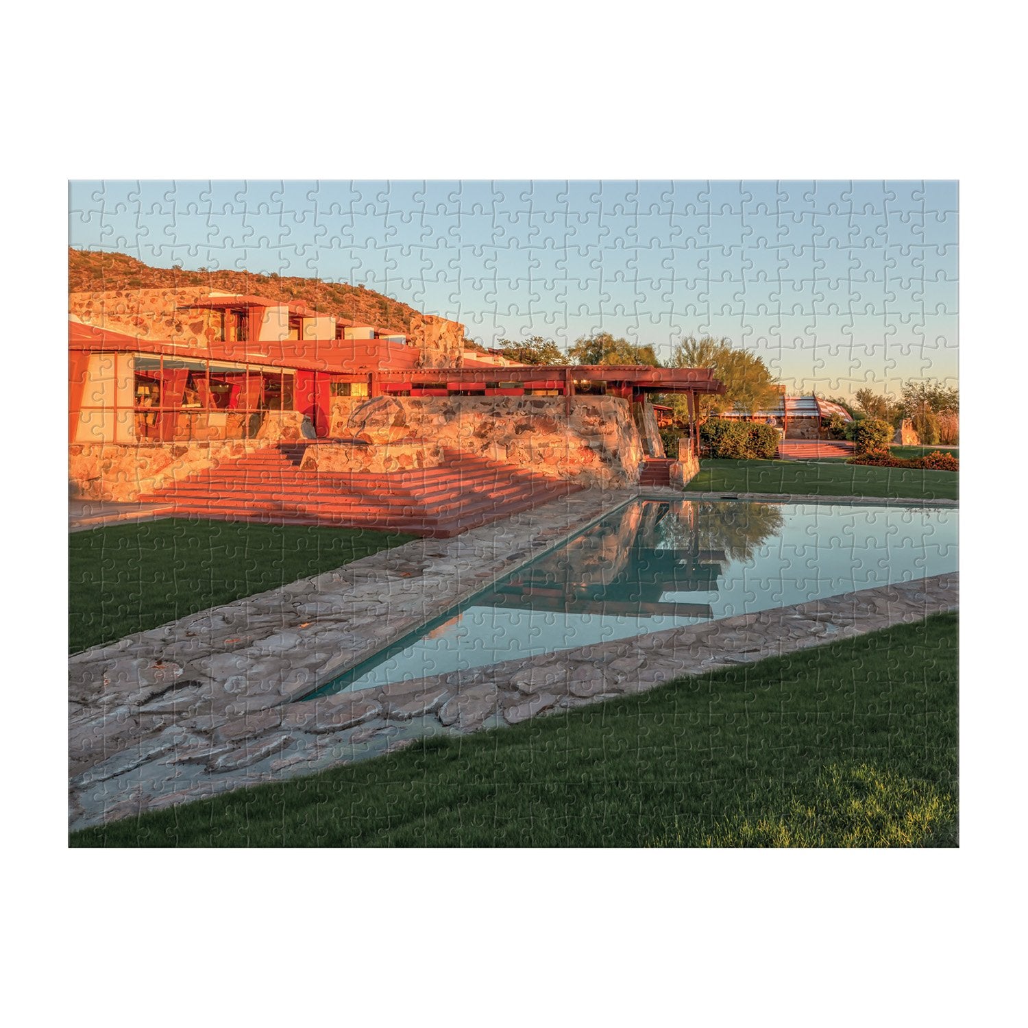 galison-frank-lloyd-wright-taliesin-puzzle-500-teile-doppelseitig image 3