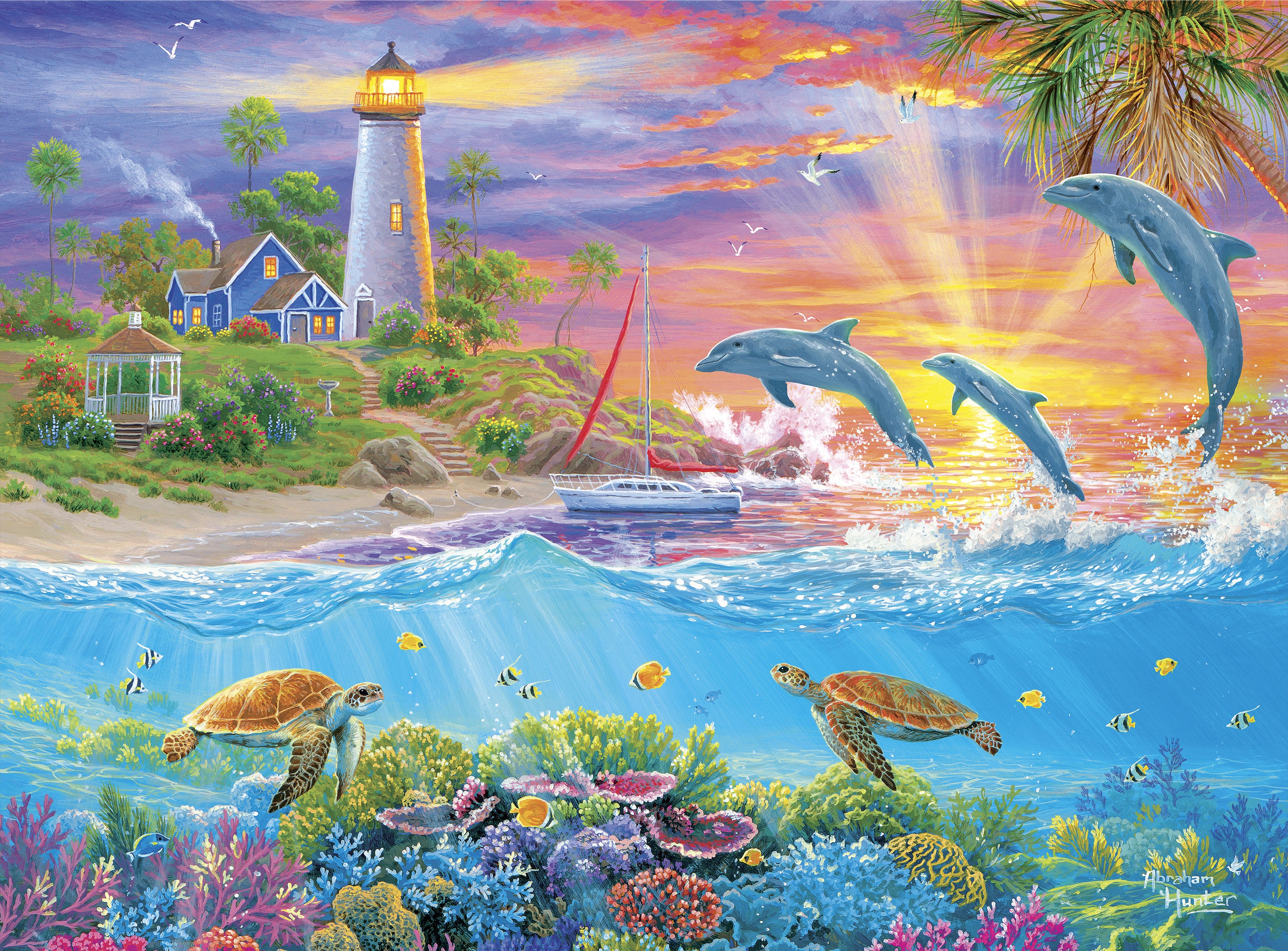 buffalo-games-hunter-paradise-island-puzzle-1000-teile-insel image 7