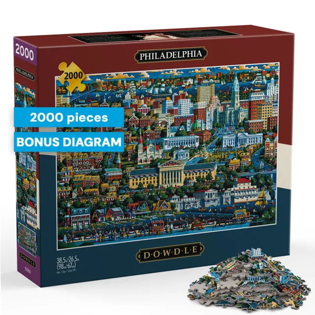 buffalo-games-philadelphia-puzzle-2000-teile-stadt-motiv image 1