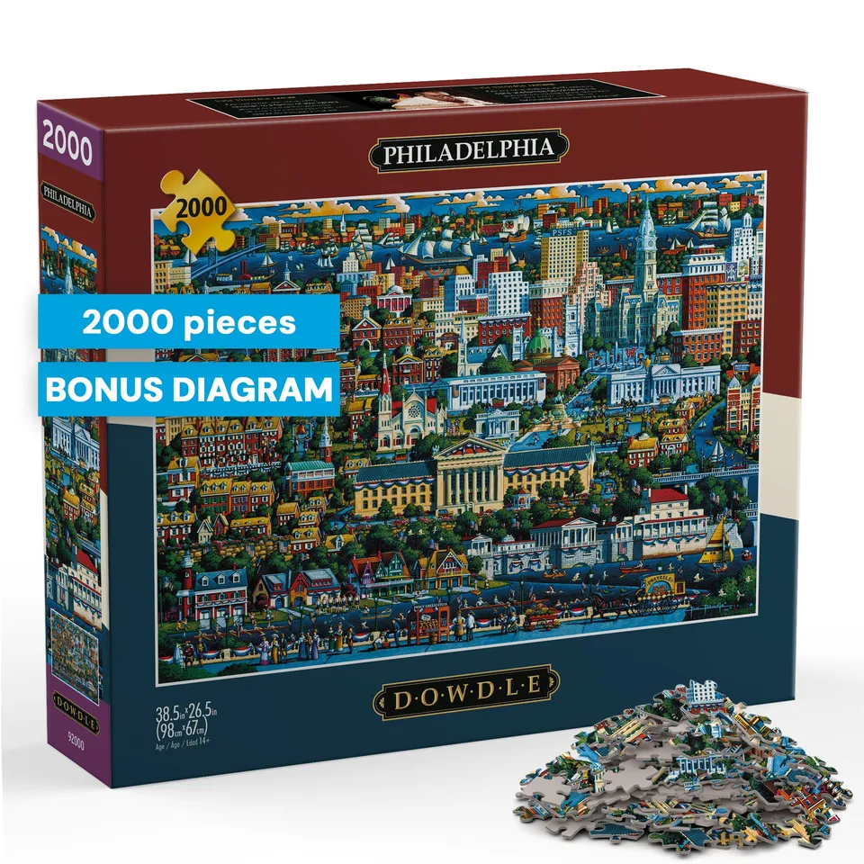 buffalo-games-philadelphia-puzzle-2000-teile-stadt-motiv image 1