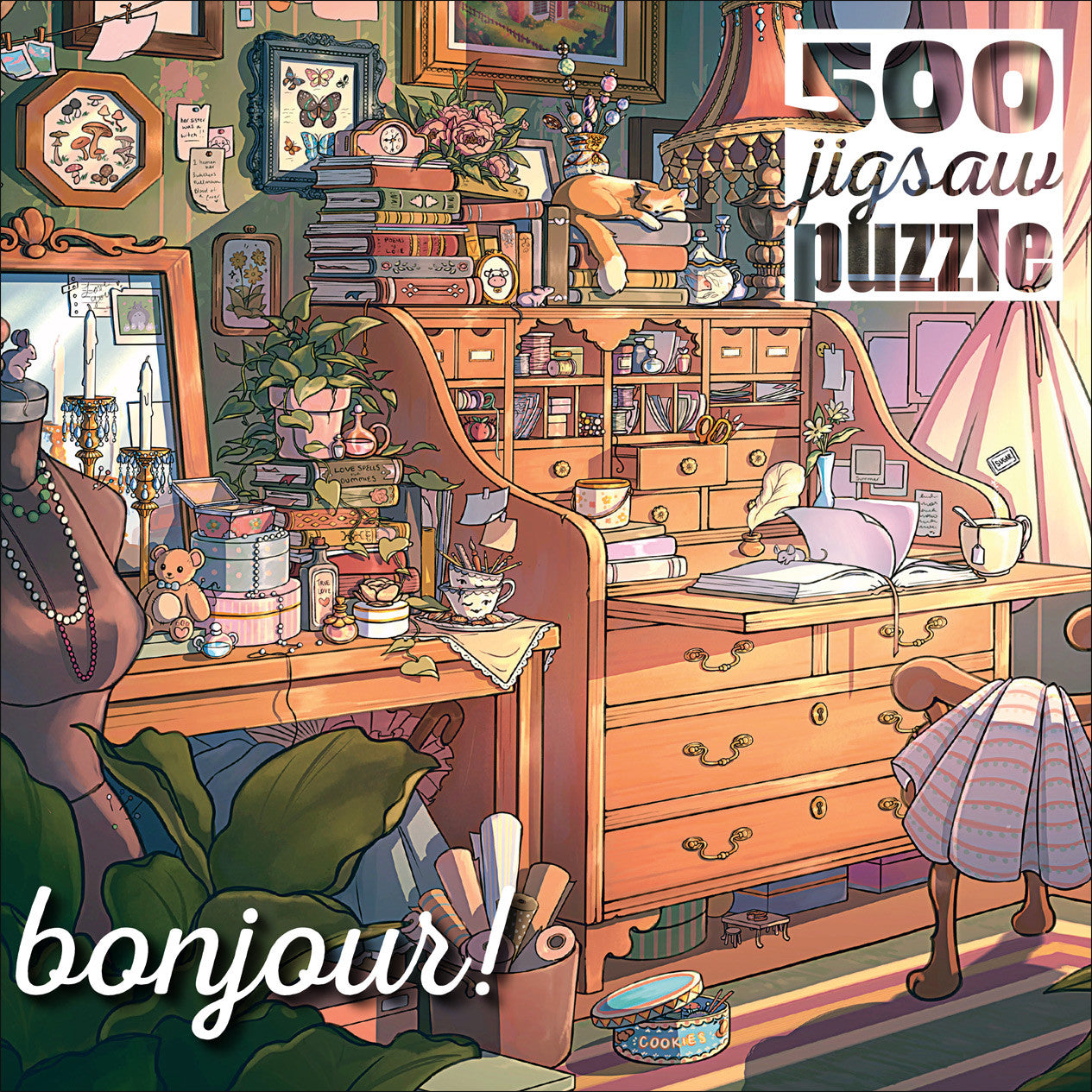 buffalo-games-bonjour-hideaway-hollow-puzzle-500-teile-b-ro image 1