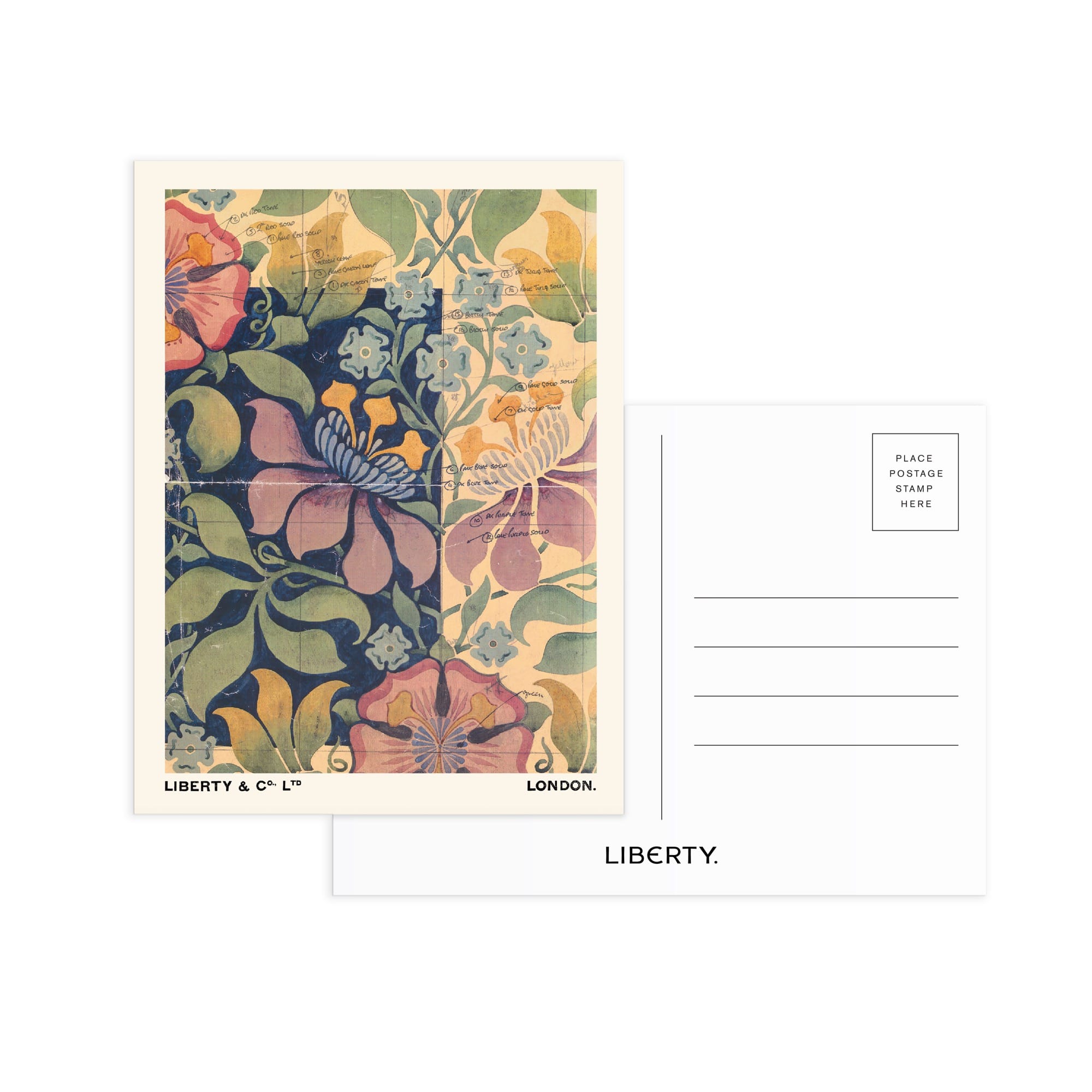 galison-liberty-postcard-book-postkartenbuch-10-karten-design image 5
