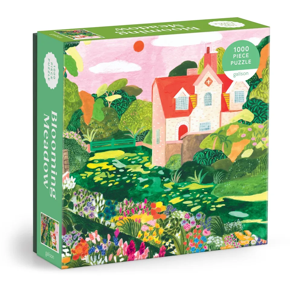 galison-blooming-meadow-1000-teile-puzzle-wiese image 1