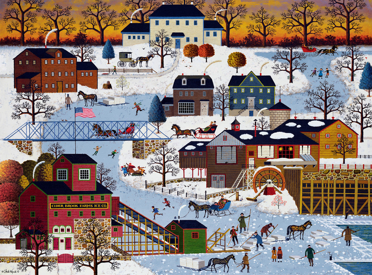 buffalo-games-wysocki-cider-brook-farms-puzzle-1000-teile-winter image 1