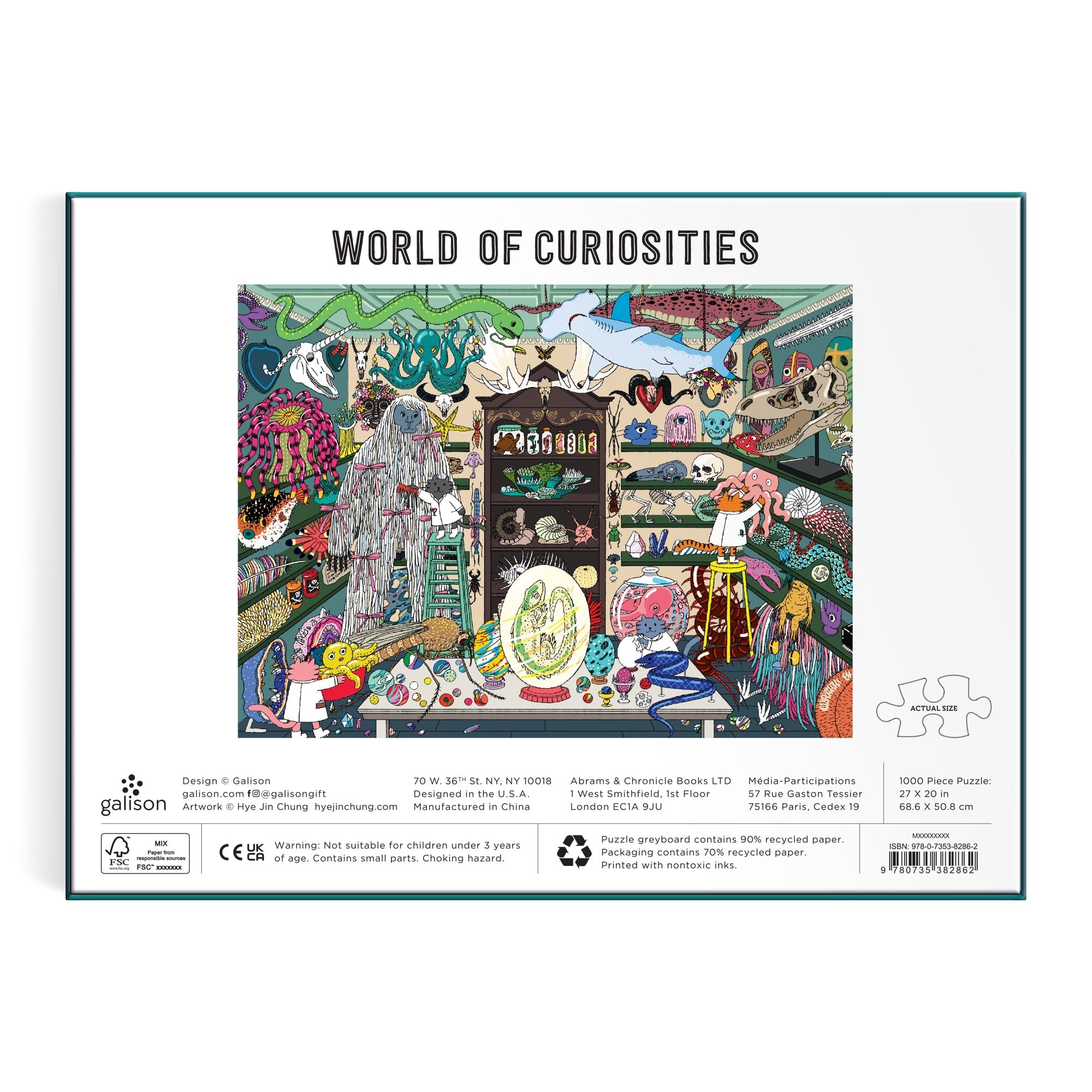 galison-world-of-curiosities-1000-teile-puzzle-halloween image 5