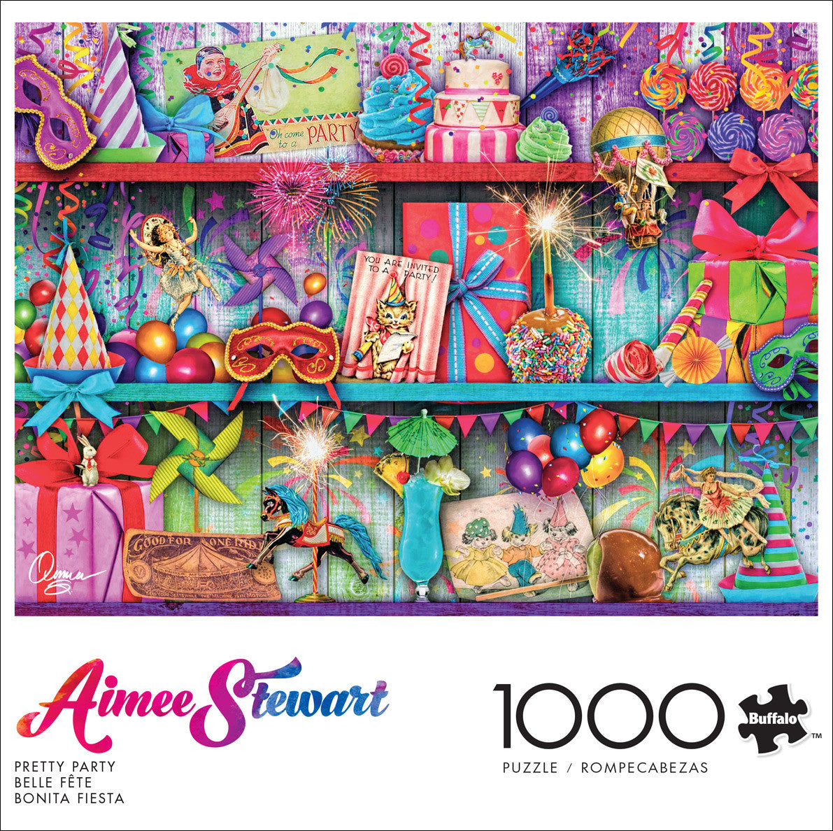 buffalo-games-aimee-stewart-pretty-party-1000-teile-puzzle image 2