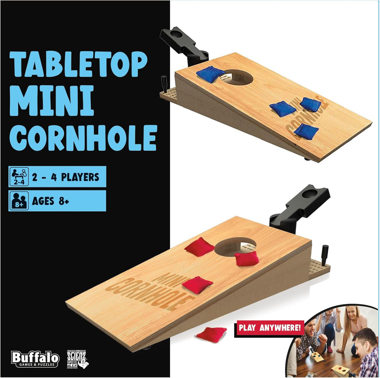buffalo-games-tabletop-mini-cornhole-wurfspiel-2-spieler image 4