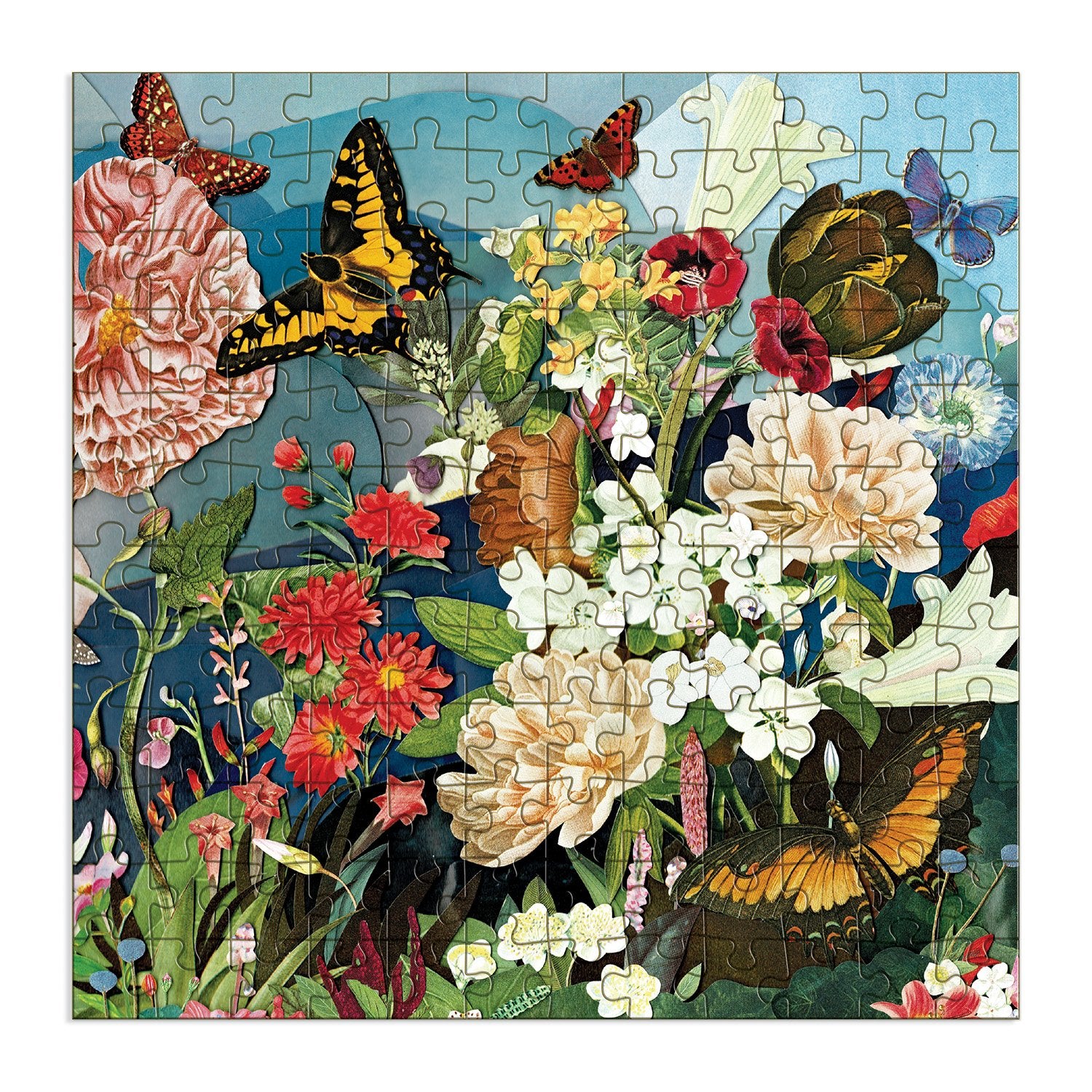 galison-butterfly-blooms-144-teile-holzpuzzle-blumen image 3