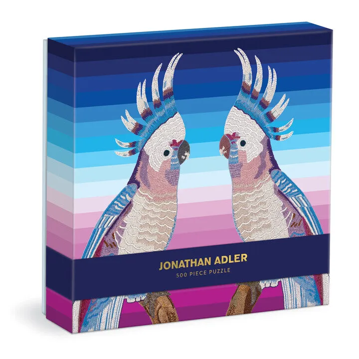 galison-jonathan-adler-parrots-puzzle-500-teile-papagei image 1