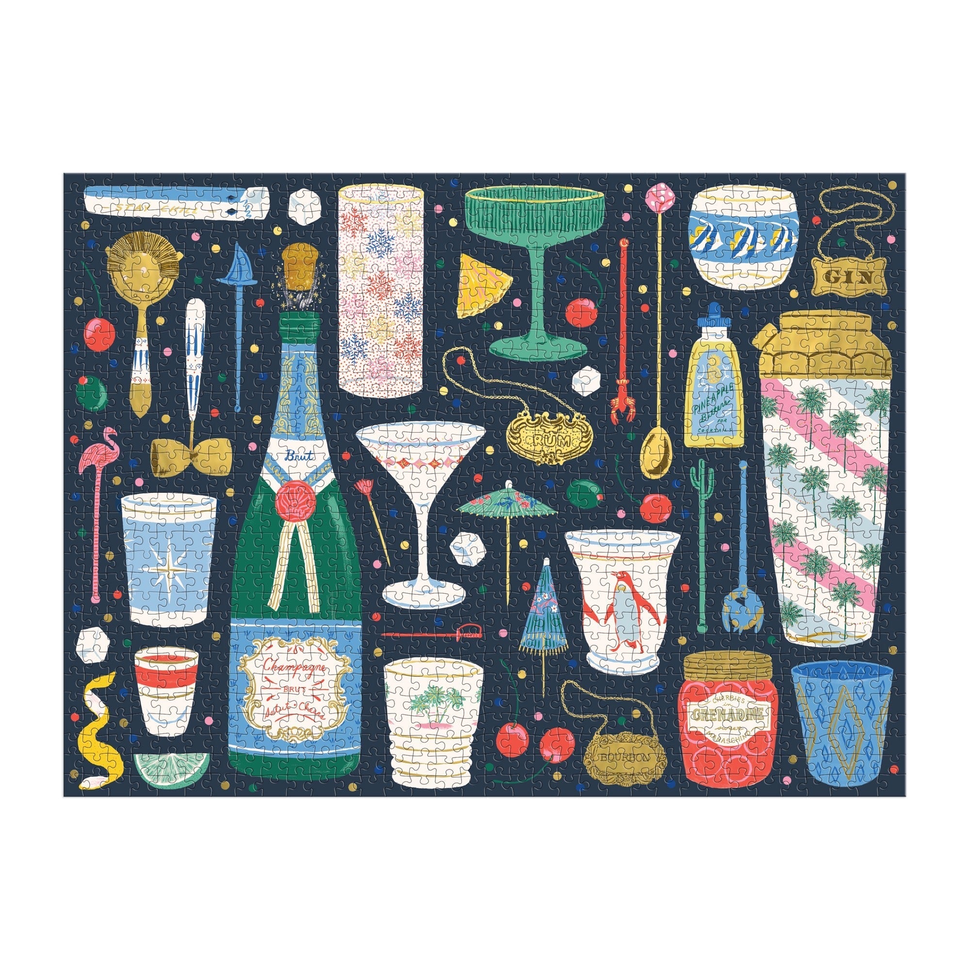 galison-merry-mixer-1000-teile-foil-puzzle-weihnachten image 3