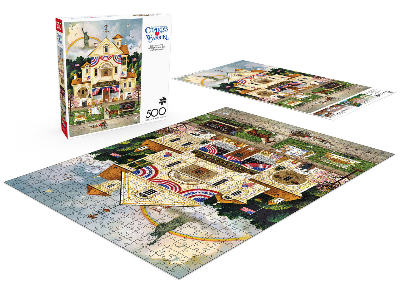 buffalo-games-wysocki-lady-liberty-puzzle-500-teile-americana image 4