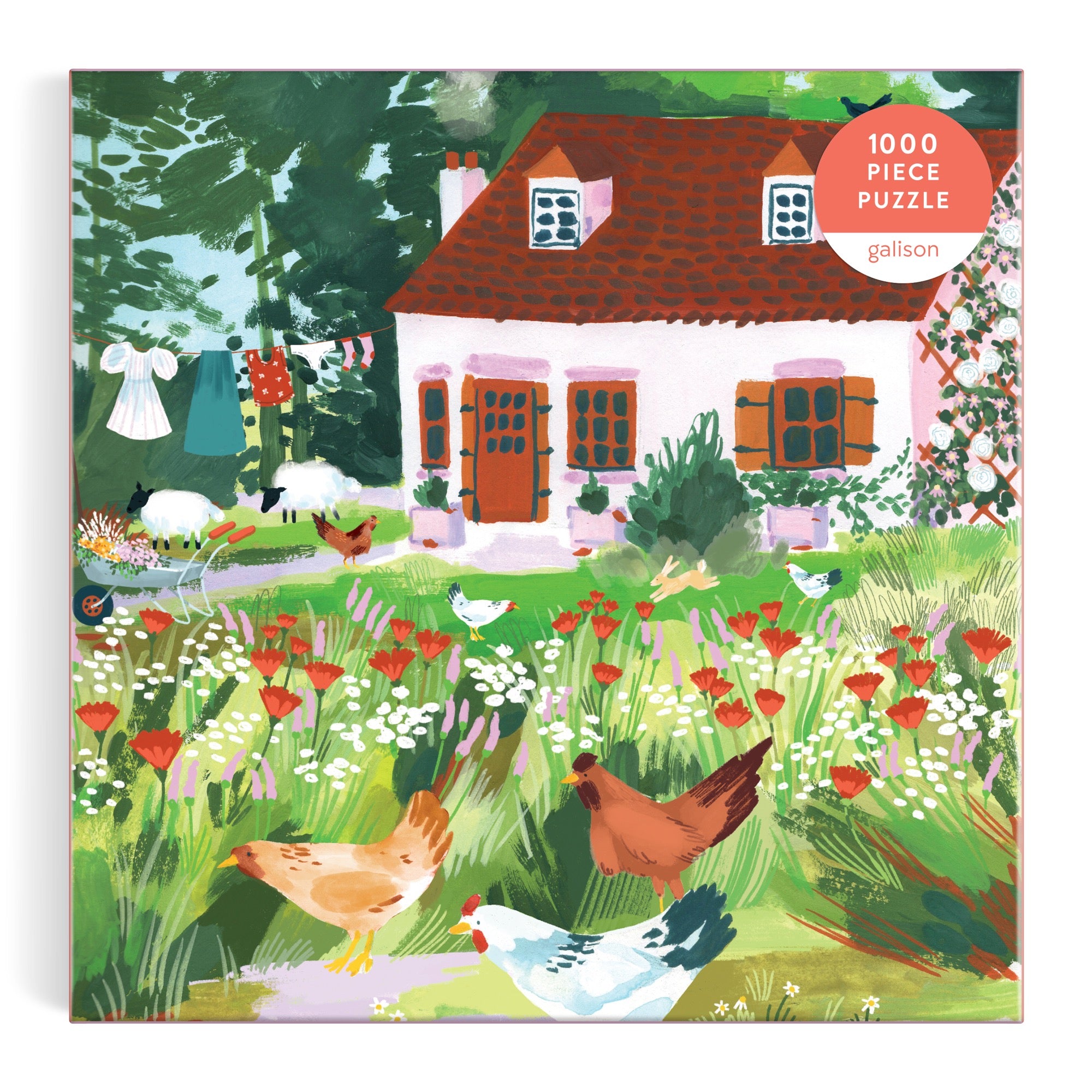 galison-cottage-wildflowers-puzzle-1000-wildblumen image 2