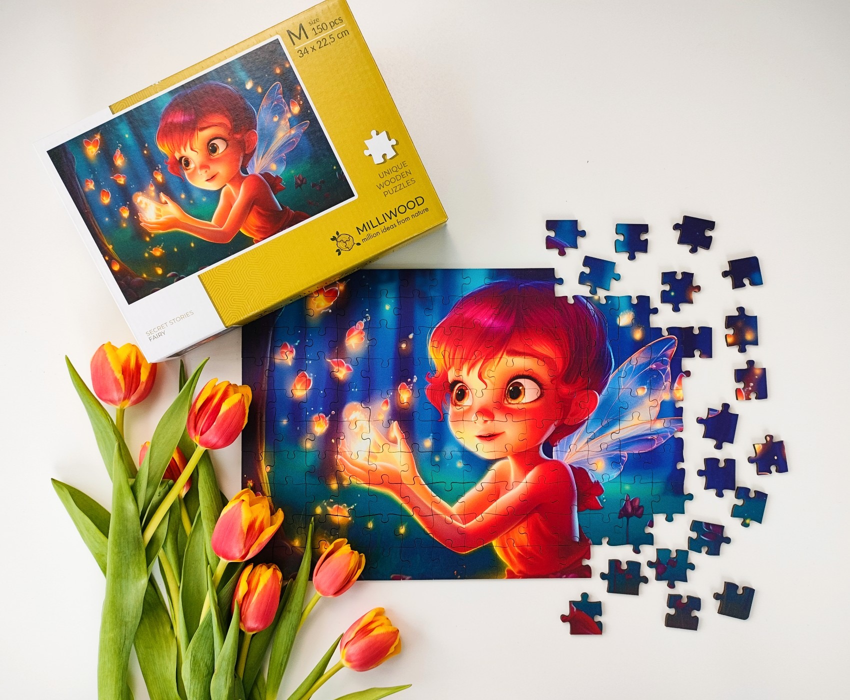 milliwood-secret-stories-fee-holzpuzzle-150-teile-wald image 7