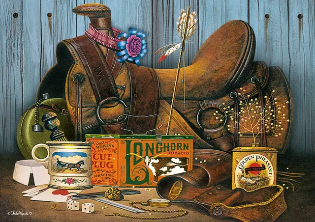 buffalo-games-charles-wysocki-cowboy-treasures-puzzle-300-teile image 1