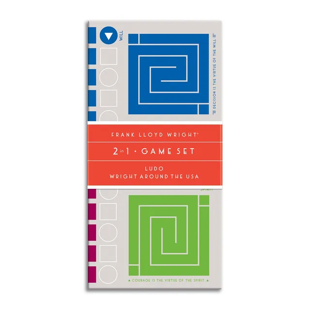 galison-frank-lloyd-wright-2-in-1-spieleset-ludo image 1