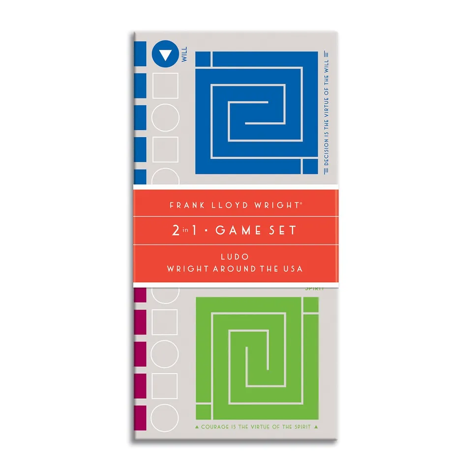 galison-frank-lloyd-wright-2-in-1-spieleset-ludo image 1
