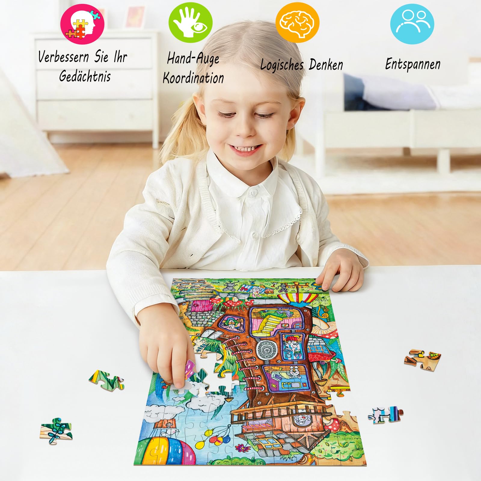 huadada-schuhphantasie-100-teile-kinderpuzzle-38x25-cm image 4