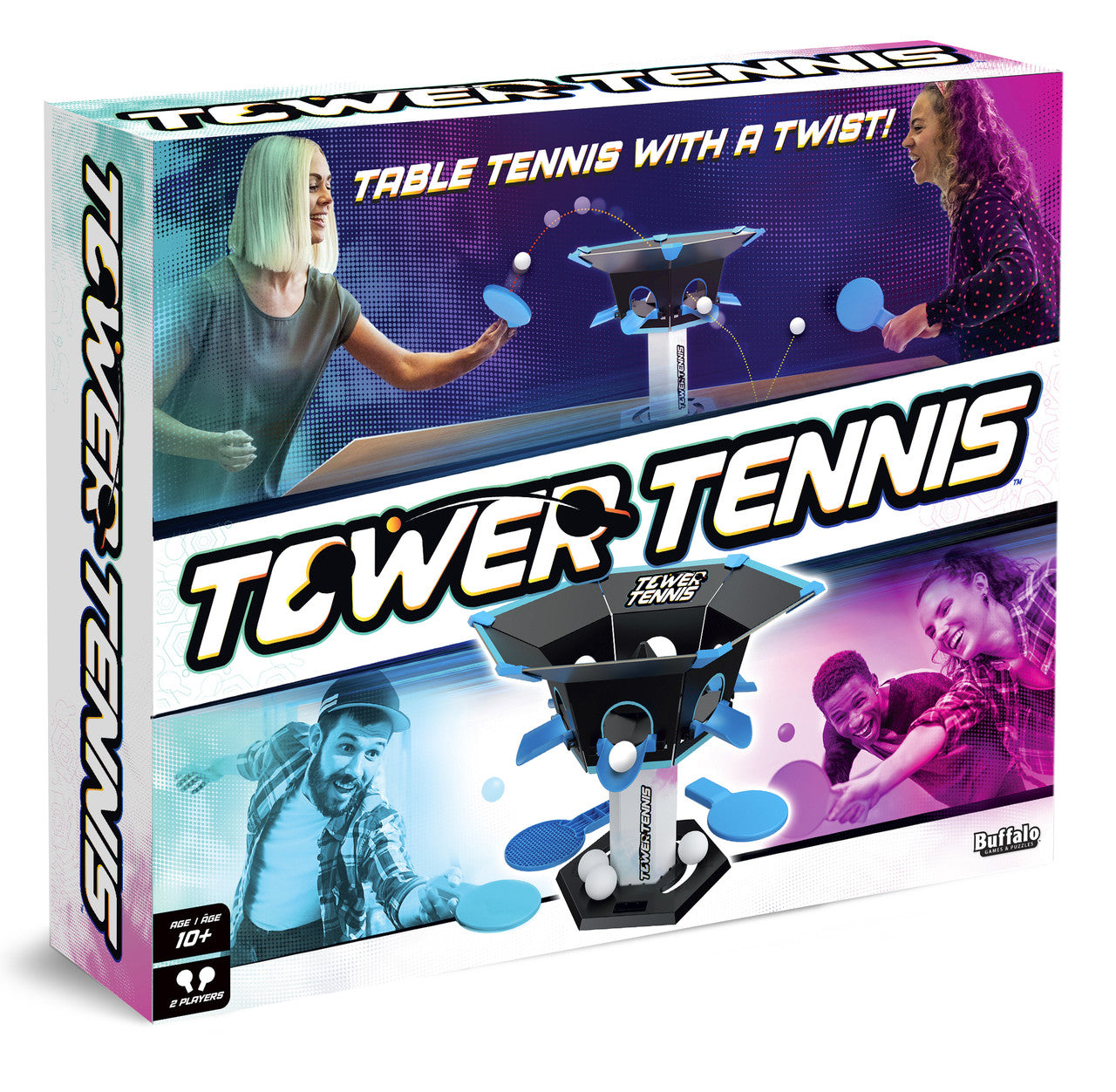 buffalo-games-tower-tennis-spiel-2-spieler-mit-turm image 1