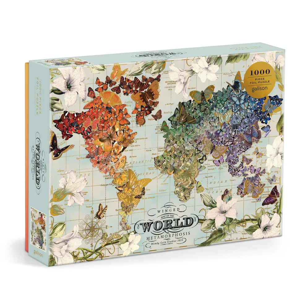galison-wendy-gold-winged-metamorphosis-puzzle-1000-teile-folie image 1