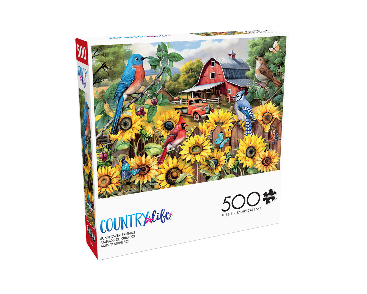buffalo-games-sunflower-friends-500-teile-puzzle-sonnenblumen image 2
