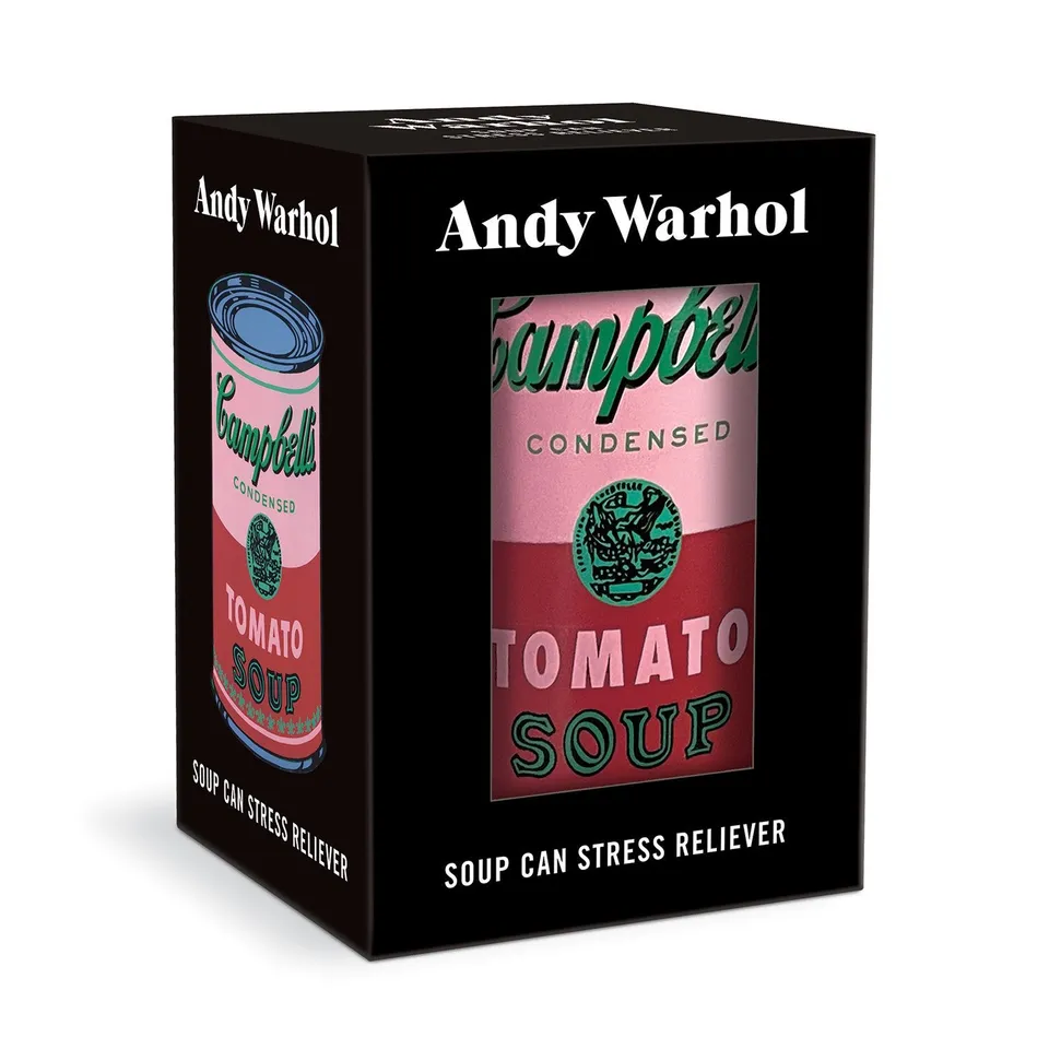 galison-warhol-soup-can-stressball-anti-stress-dose image 1