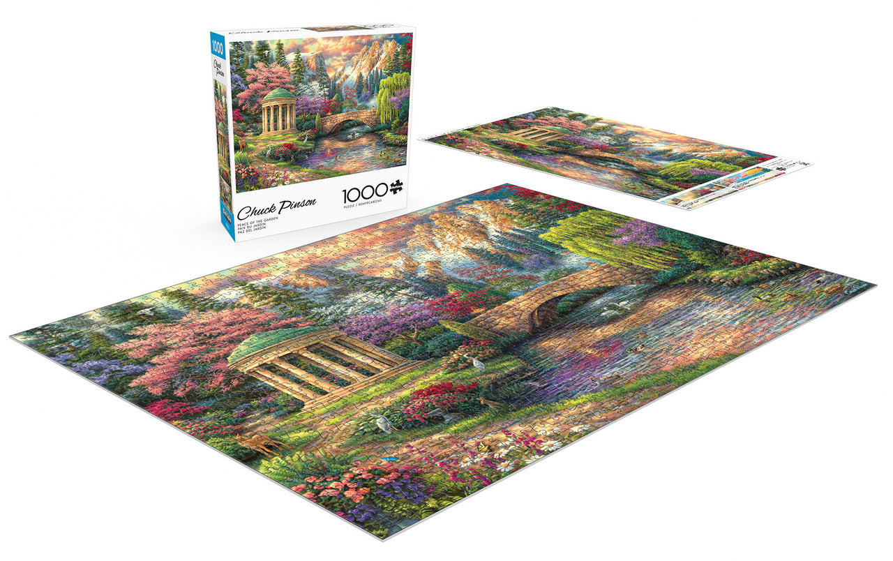 buffalo-games-chuck-pinson-peace-of-the-garden-puzzle-1000teile image 3
