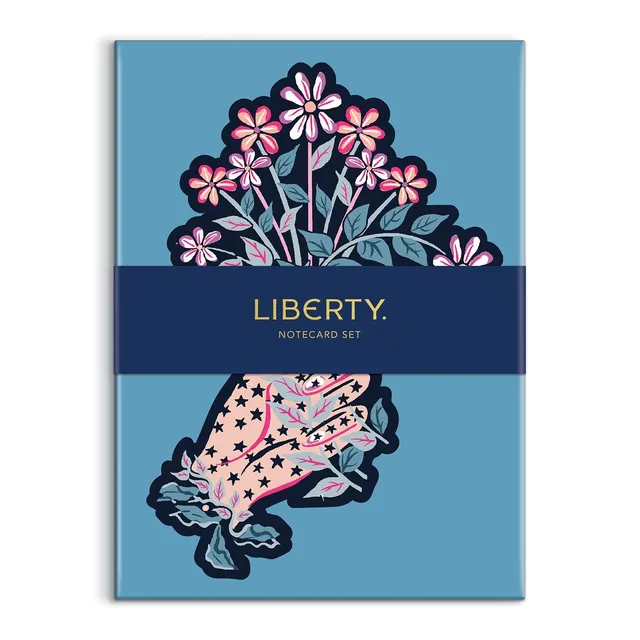 galison-liberty-ianthe-notecard-set-12-karten-blumen image 1