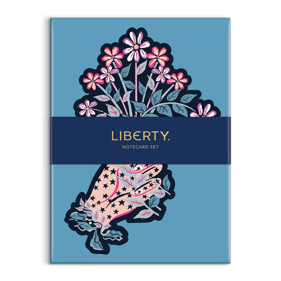 galison-liberty-ianthe-notecard-set-12-karten-blumen image 1