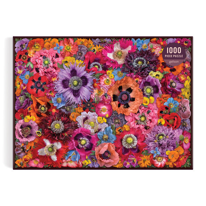 galison-troy-litten-bees-in-the-poppies-puzzle-1000-teile-blumen image 2