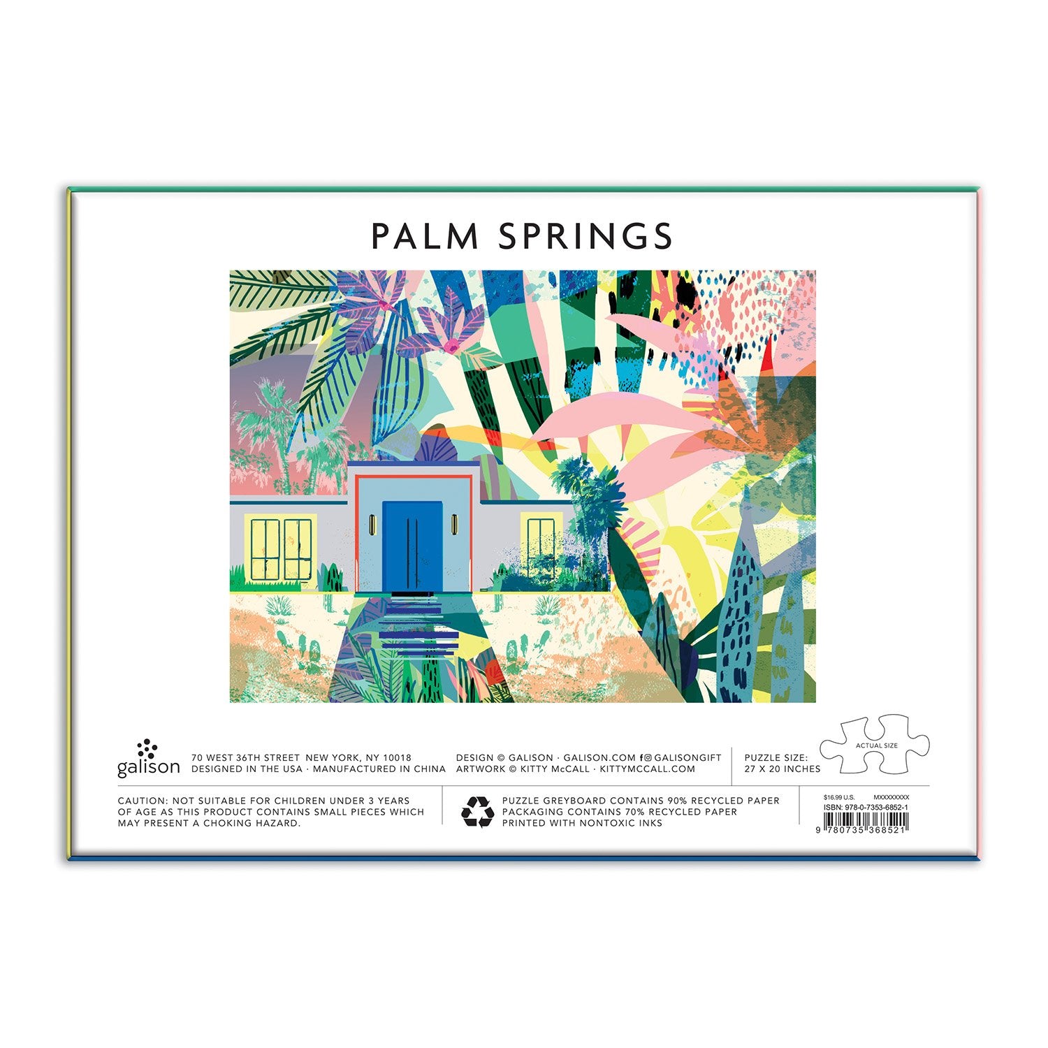 galison-kitty-mccall-palm-springs-puzzle-1000-teile-landschaft image 7