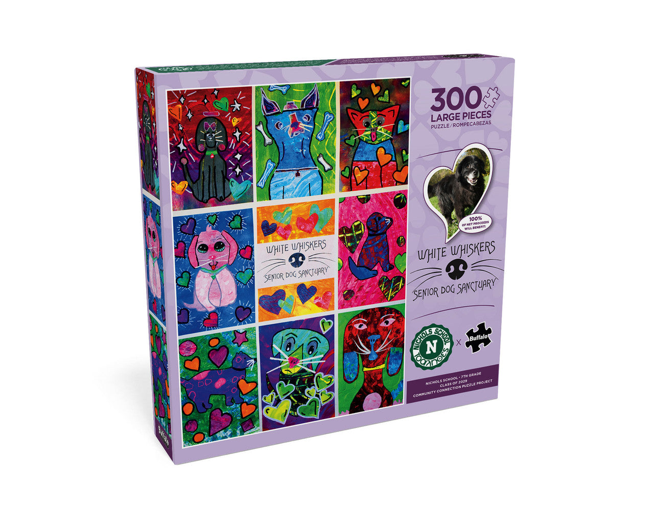 buffalo-games-jigsaw-puzzles-white-whiskers-300-teile-puzzle-hunde image 5