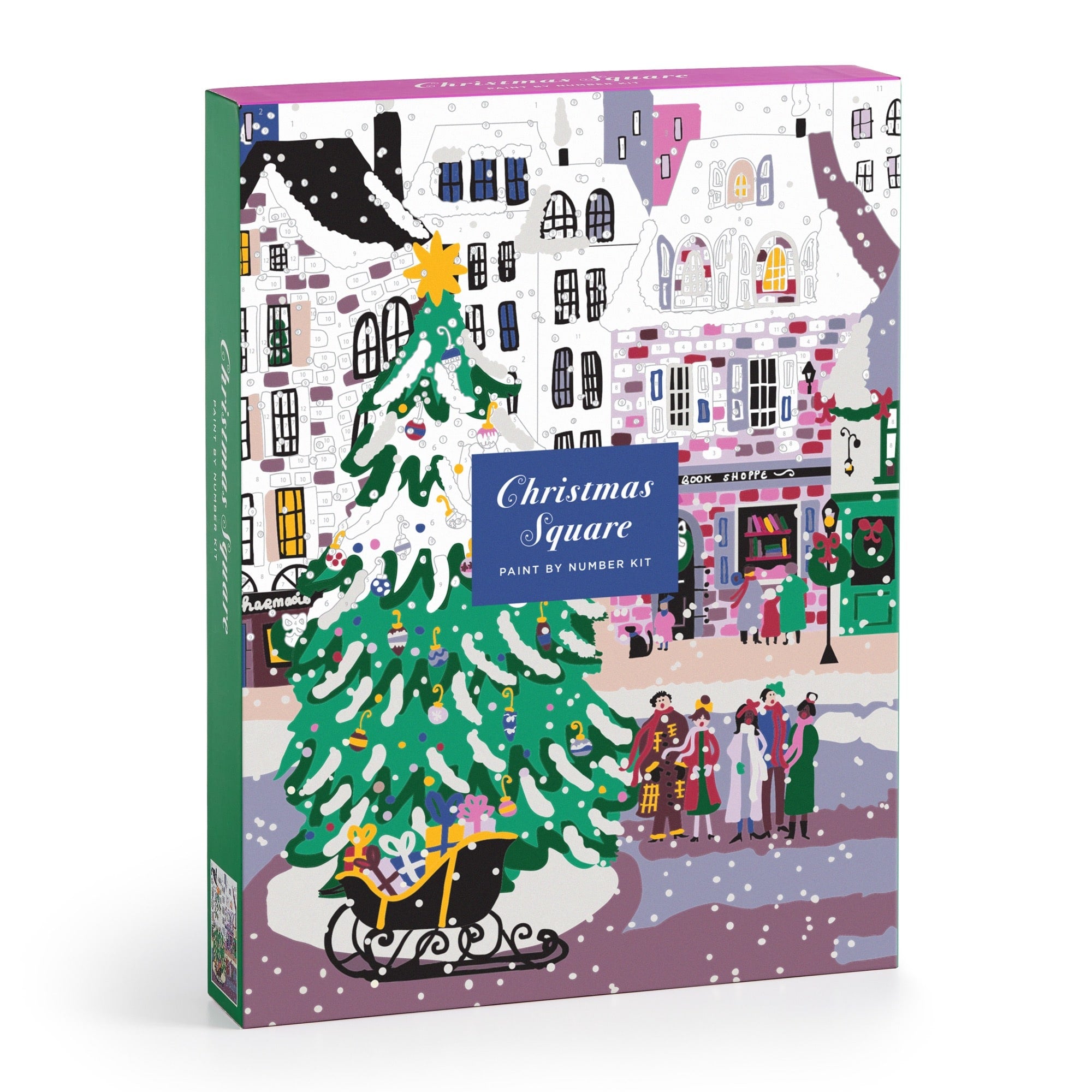 galison-joy-laforme-christmas-malen-nach-zahlen-set-23x30-cm image 1