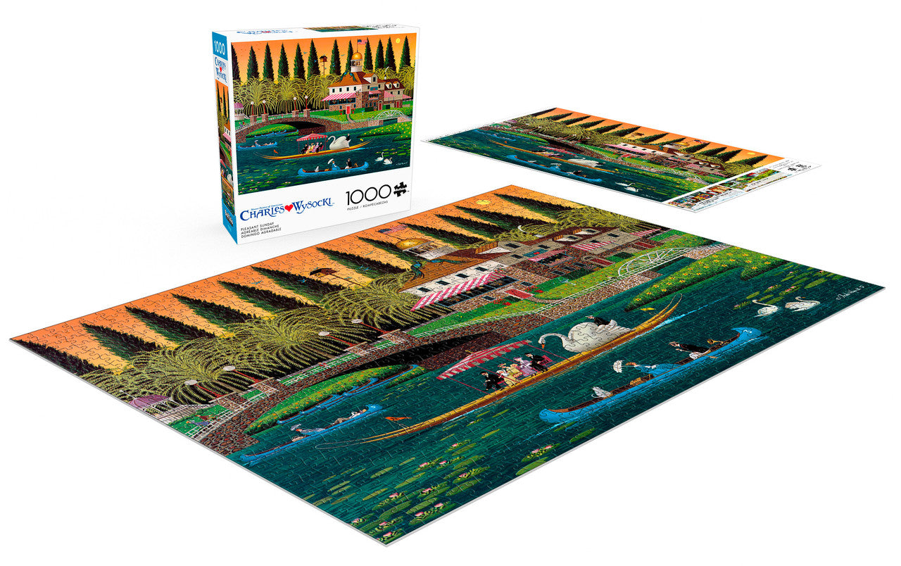 buffalo-games-wysocki-pleasant-sunday-puzzle-1000-teile-boot image 3